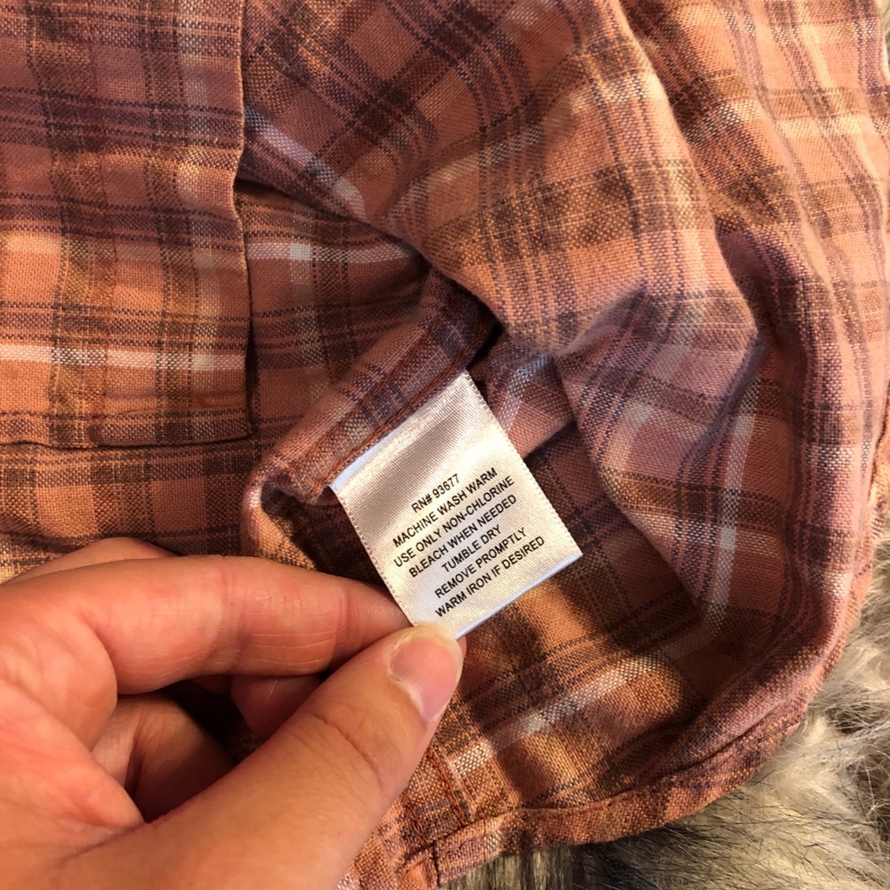 Urban Renewal Bleached Flannel - Picture 6 of 8